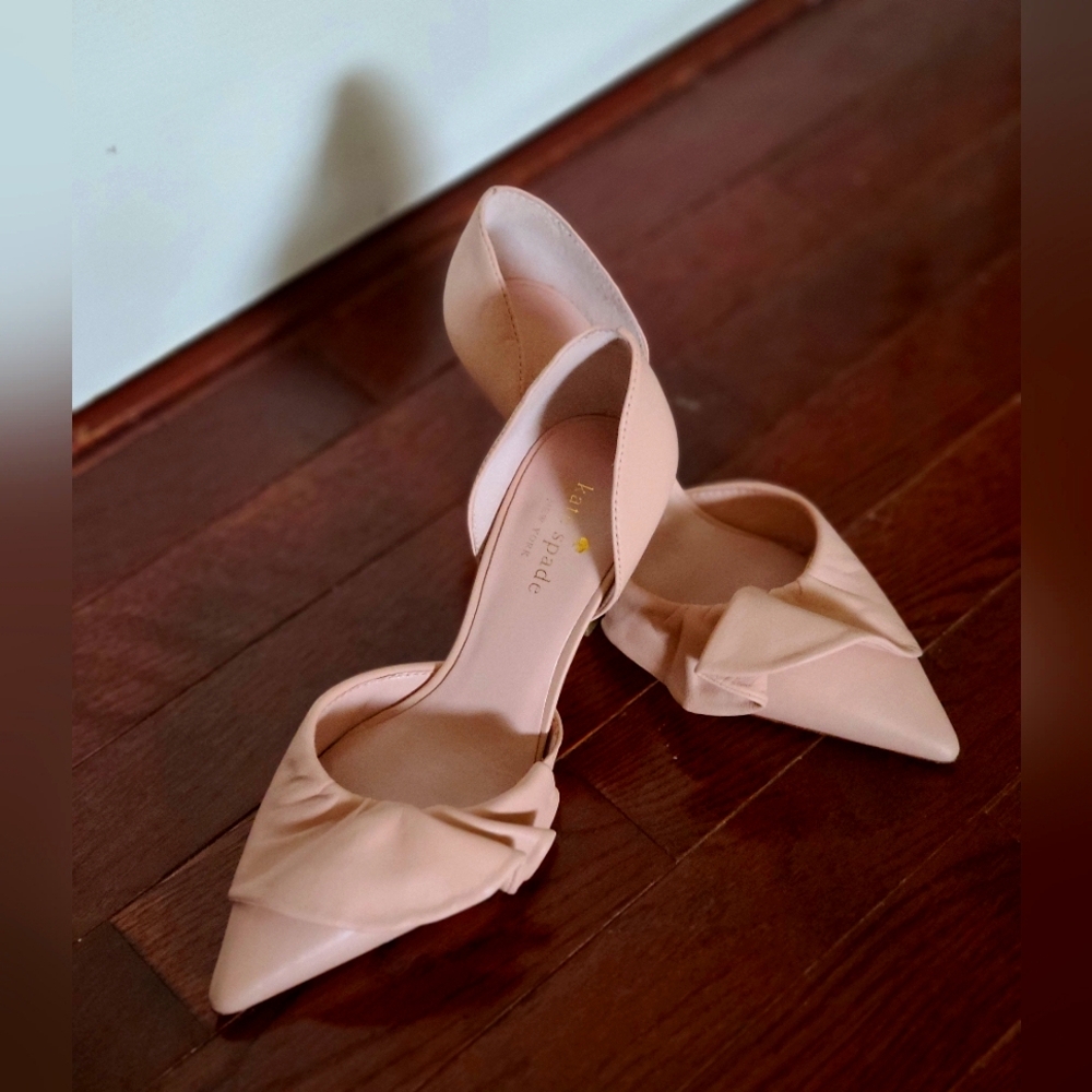 Kate Spade Shayna Ballet Pink Heels size 5 1/2 M.
